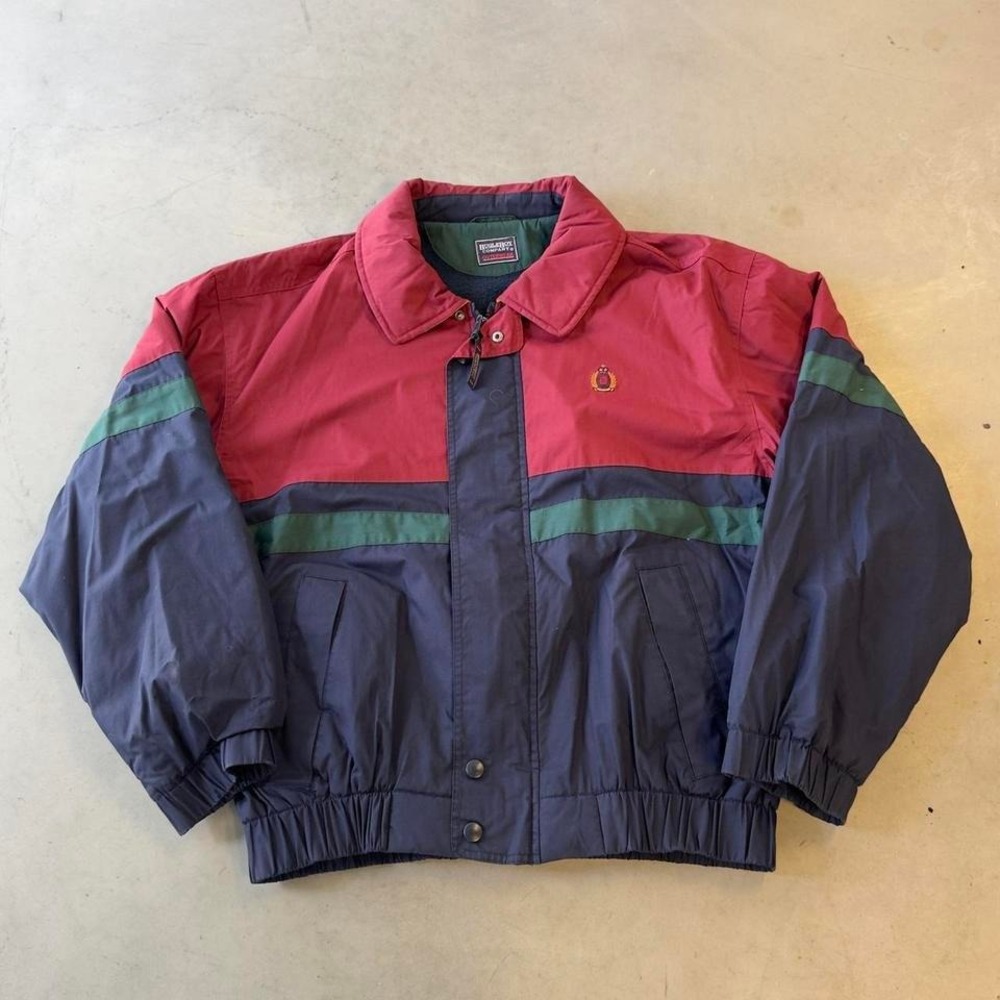 Vintage 90s bugle boy zip up bomber jacket